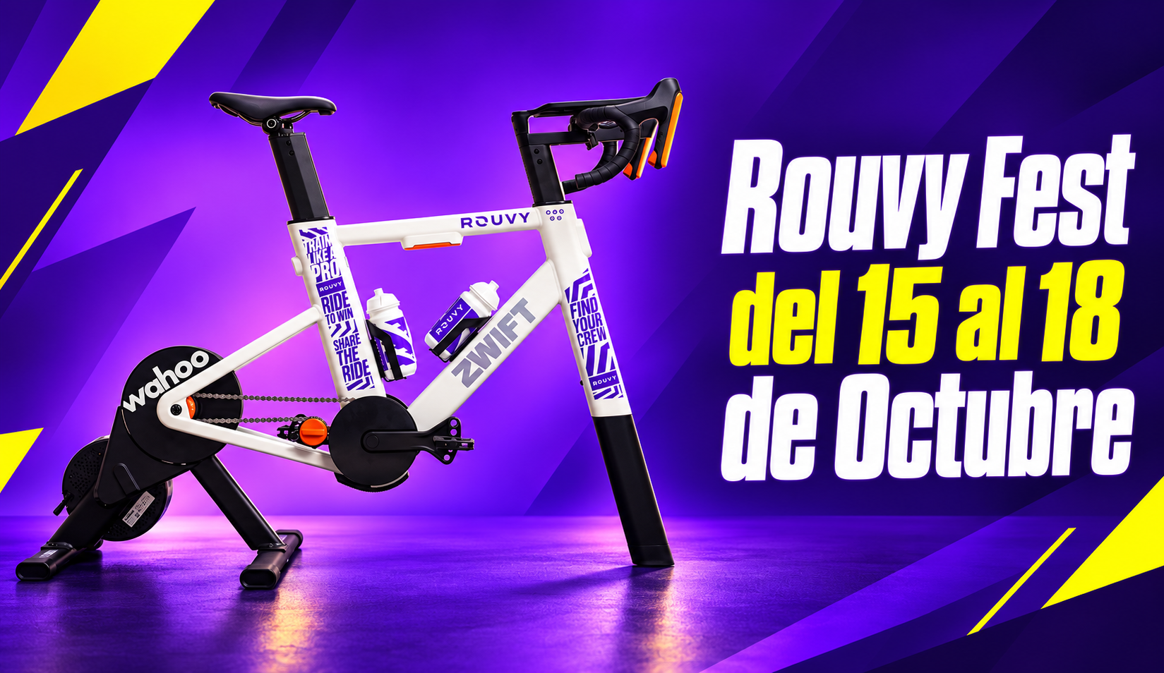 ROUVY FEST: Zwift Ride con KICKR CORE 2 en oferta